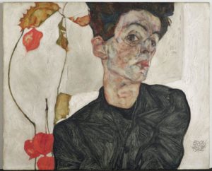 Autoportrait Egon Schiele 1912